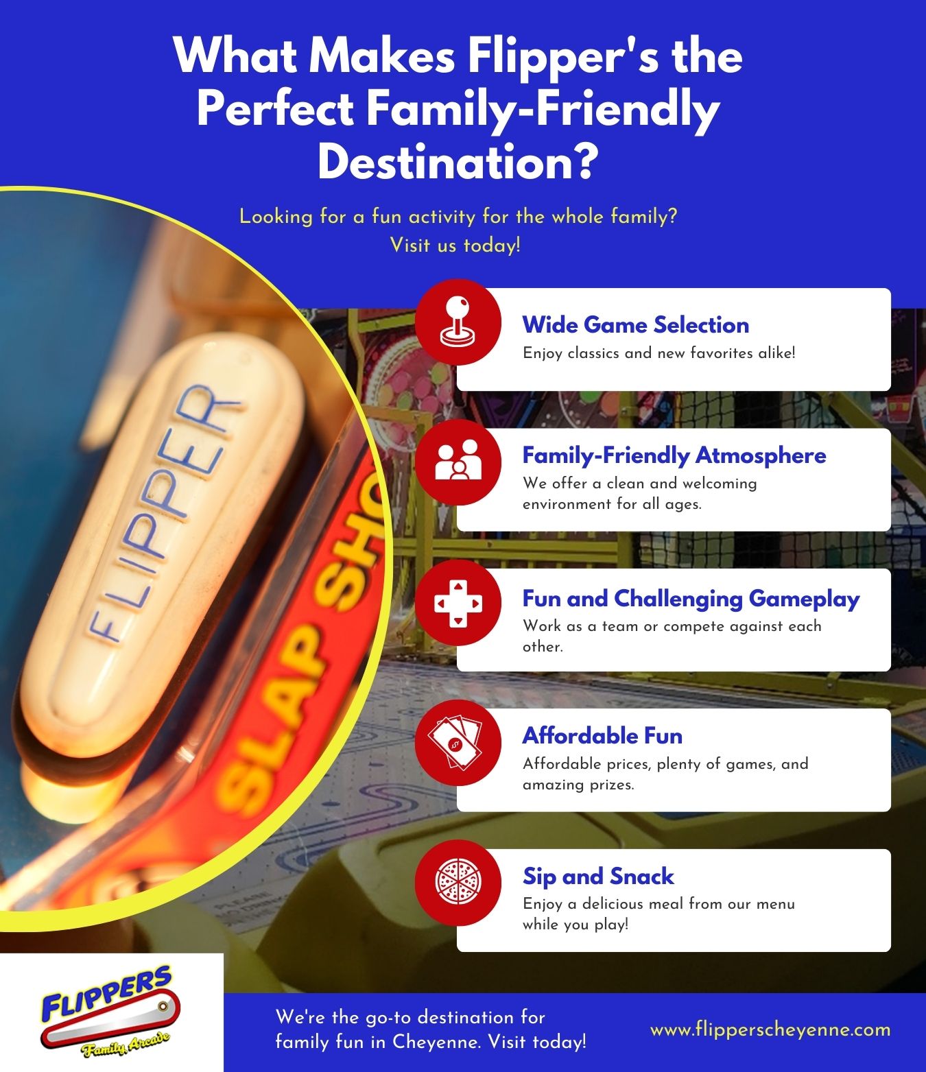 What Makes Flipper's the Perfect Family-Friendly Destination? - Infographic
