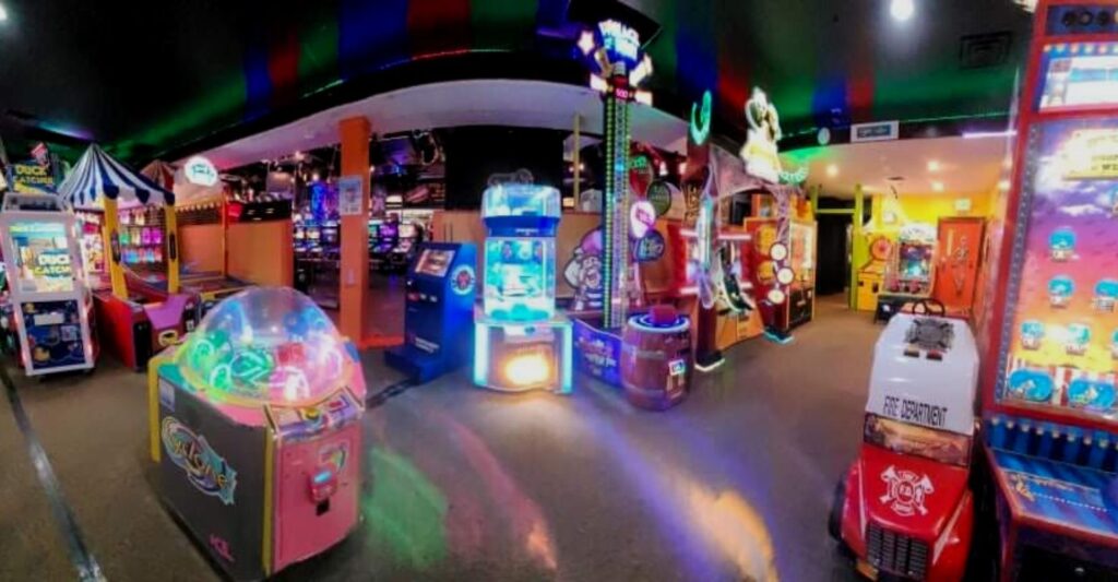 inside of an arcade